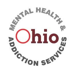 Ohio Mental Health & Addiction Services logo: Red 