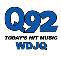 Logo for Q92 radio station: blue 