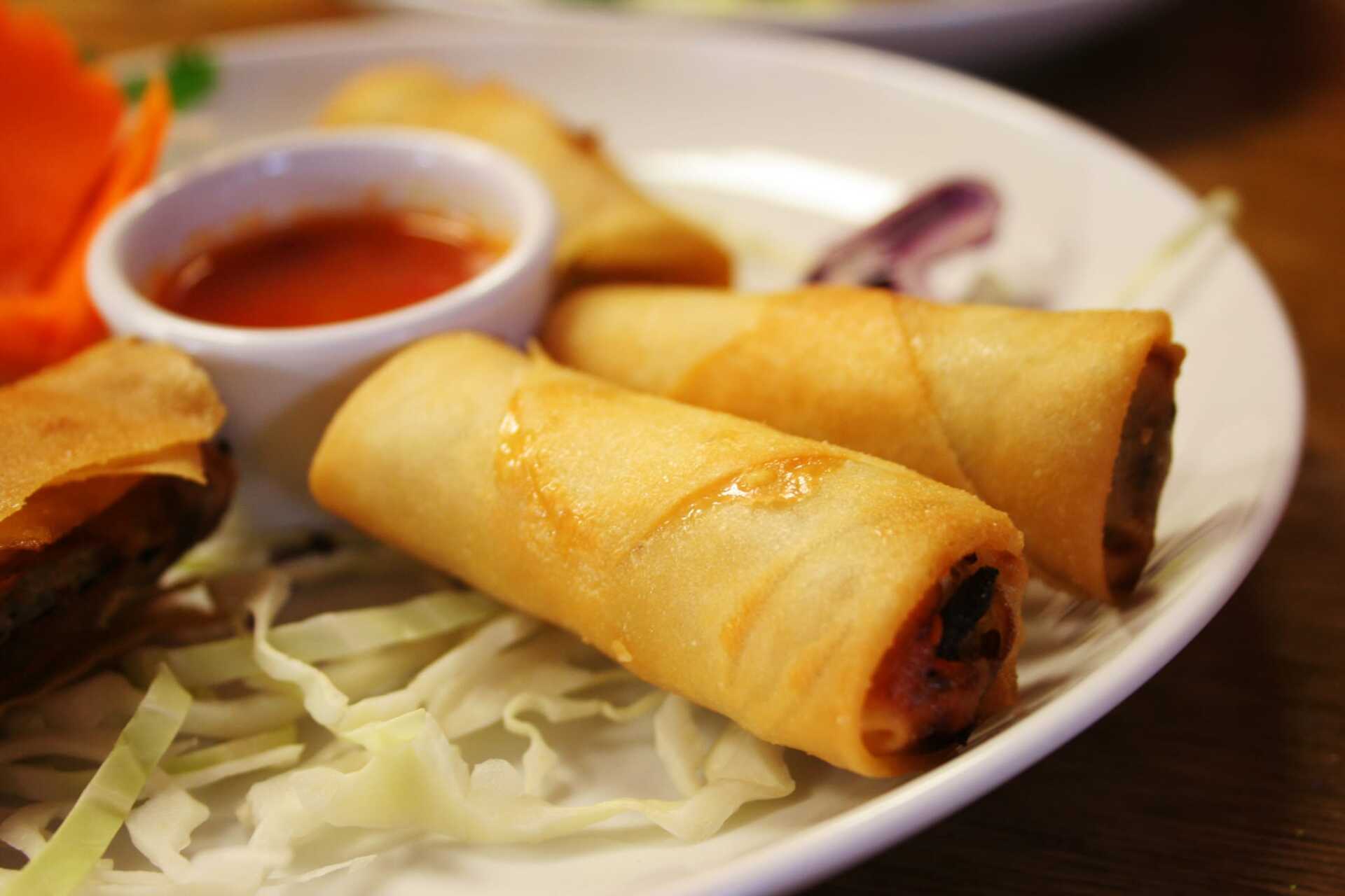 involtini primavera in un ristorante giapponese a Bari all you can eat