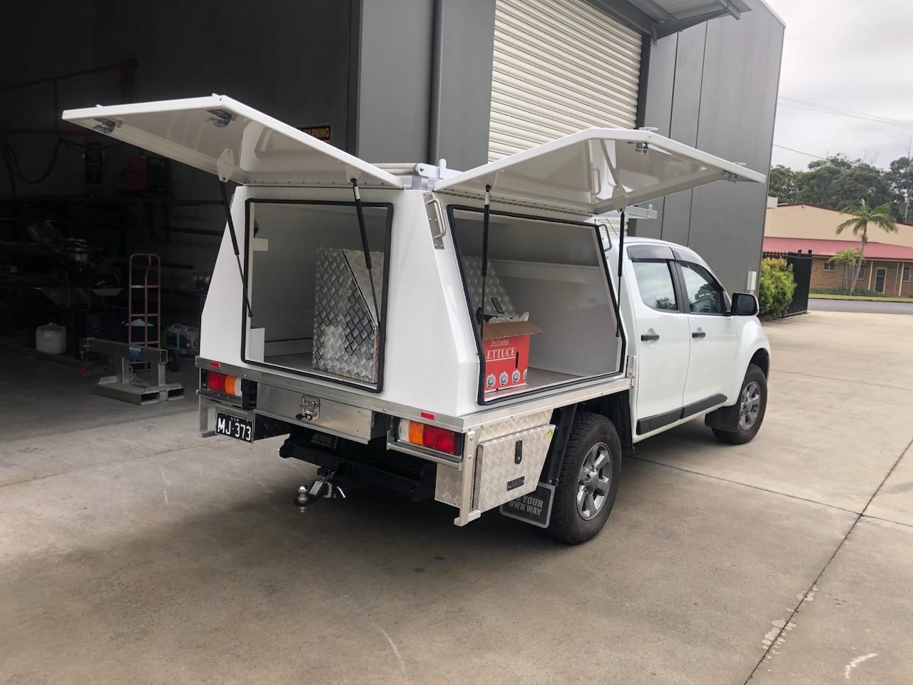Aluminium Ute Canopy — Woolgoolga, NSW — RT Welding Services Pty Ltd