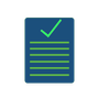 icon of a checklist for compliance