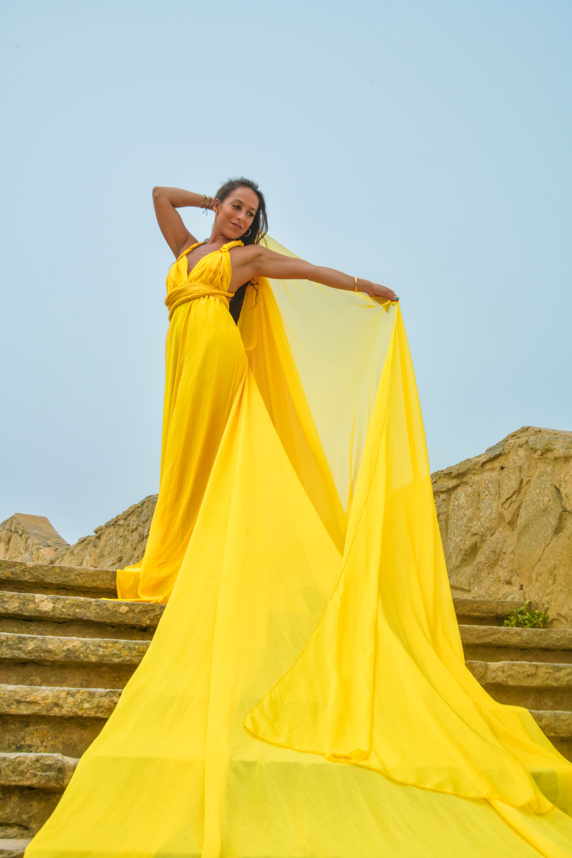 Yellow Flying Dress