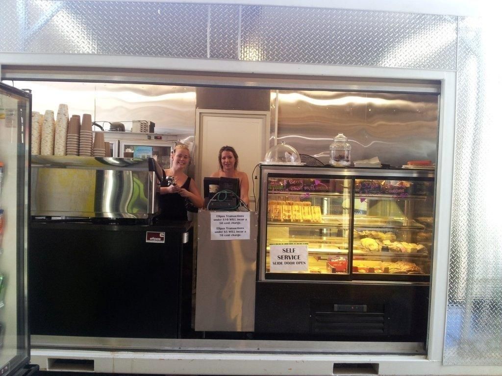 2 Girls Smiling in the Shop — Palm Beach, QLD — Container Kitchens & Shops