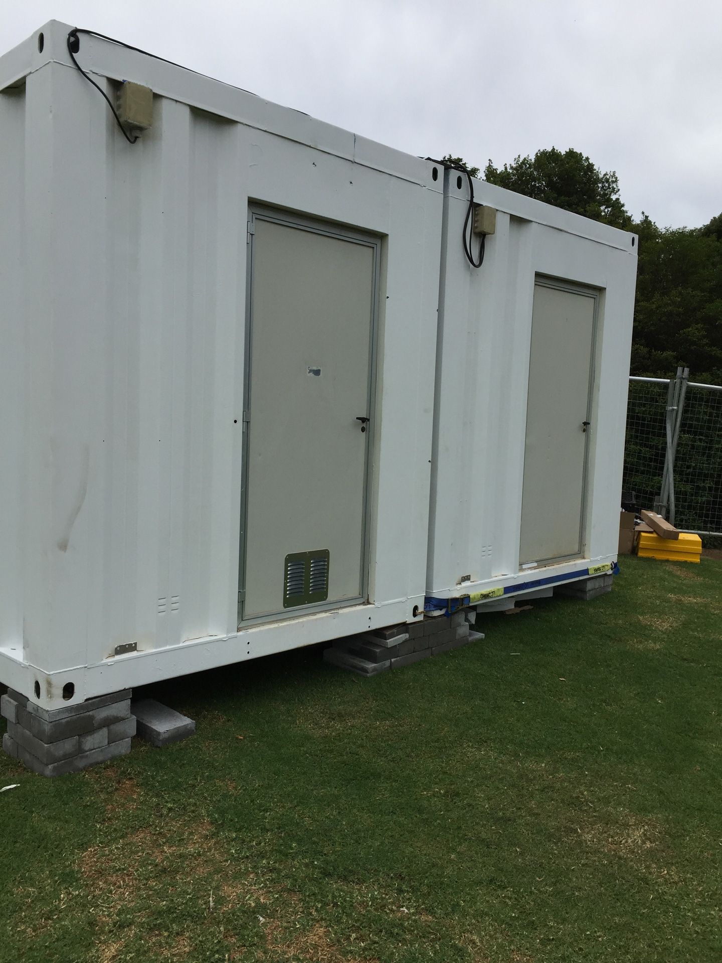 Two Doors on 20ft Container — Palm Beach, QLD — Container Kitchens & Shops