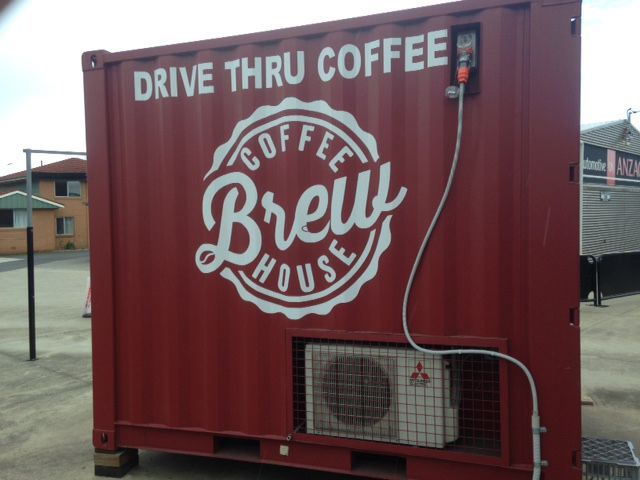 Back of Coffee Shop — Palm Beach, QLD — Container Kitchens & Shops