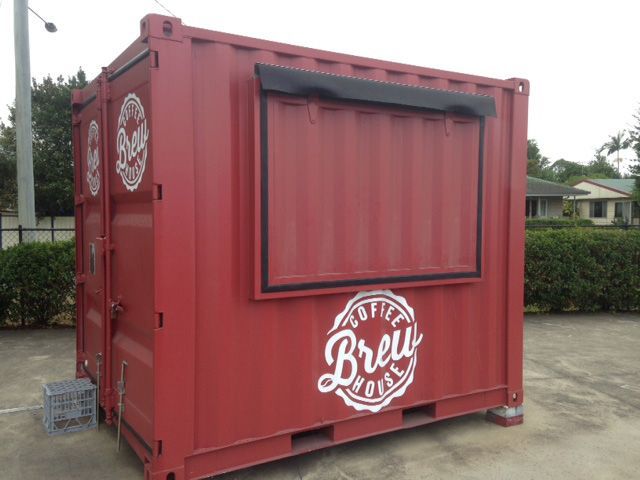 Front Coffee Shop — Palm Beach, QLD — Container Kitchens & Shops