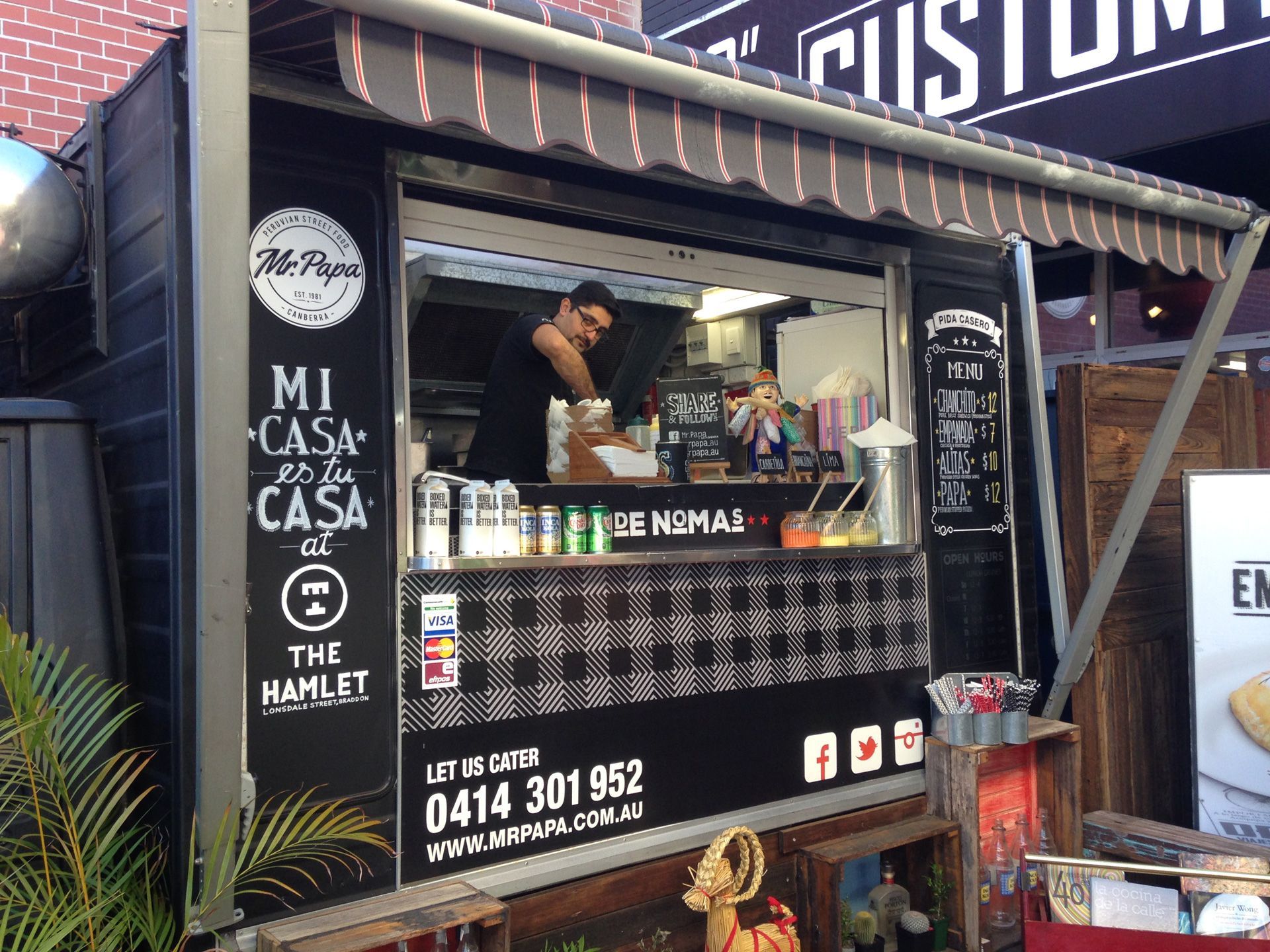 Street Food Shop — Palm Beach, QLD — Container Kitchens & Shops