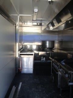 Gas Range and Kitchen Sink — Palm Beach, QLD — Container Kitchens & Shops