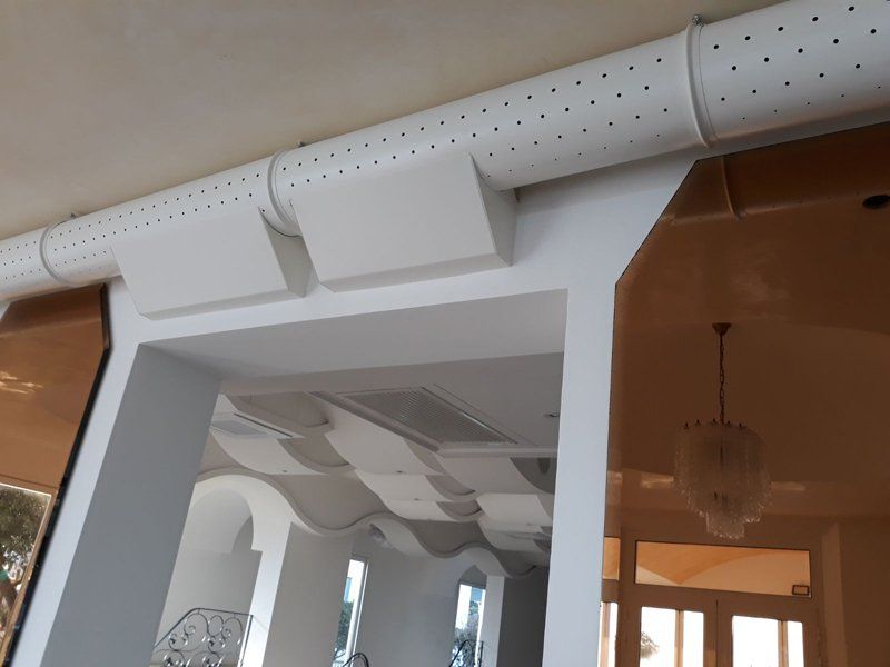 hotel con condotto microforato per aria