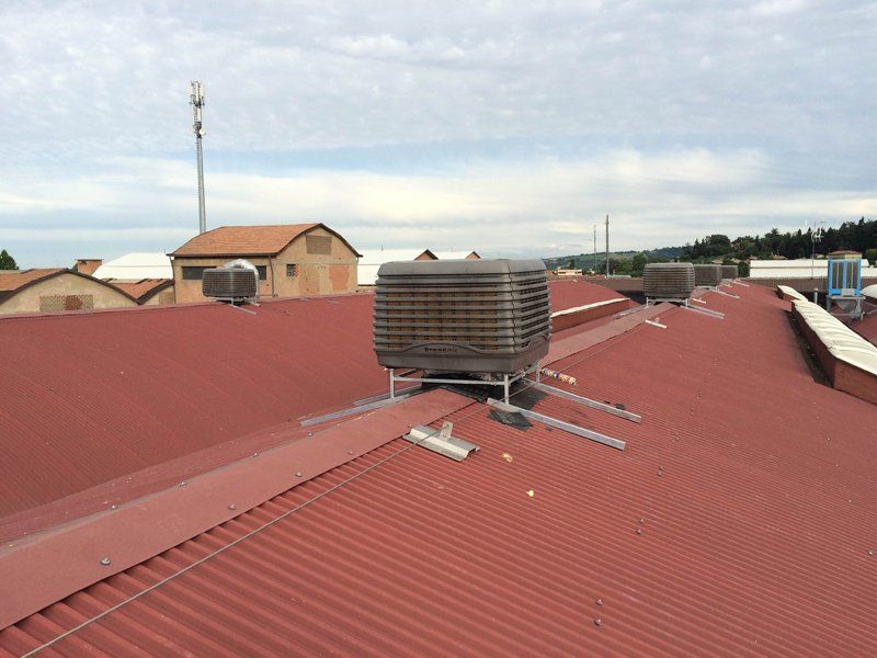 TETTO CON IMPIANTO DI RAFFRESCAMENTO EVAPORATIVO