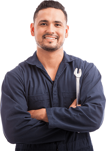 Young Mechanic Holding a Wrench and Smiling — Newark, OH — Eric’s Complete Auto Repair