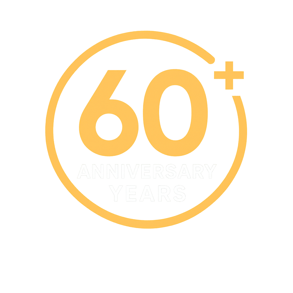 logo 60 anni attività Montella Domus Salerno