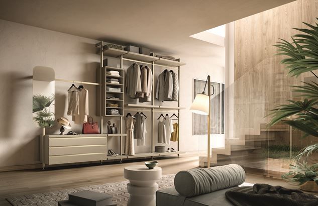 composizione cabina armadio con montanti Montella Domus Salerno