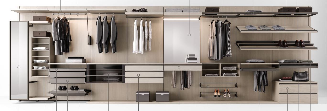 Esposizione cabine armadio Montella Domus Arredo Pontecagnano salerno