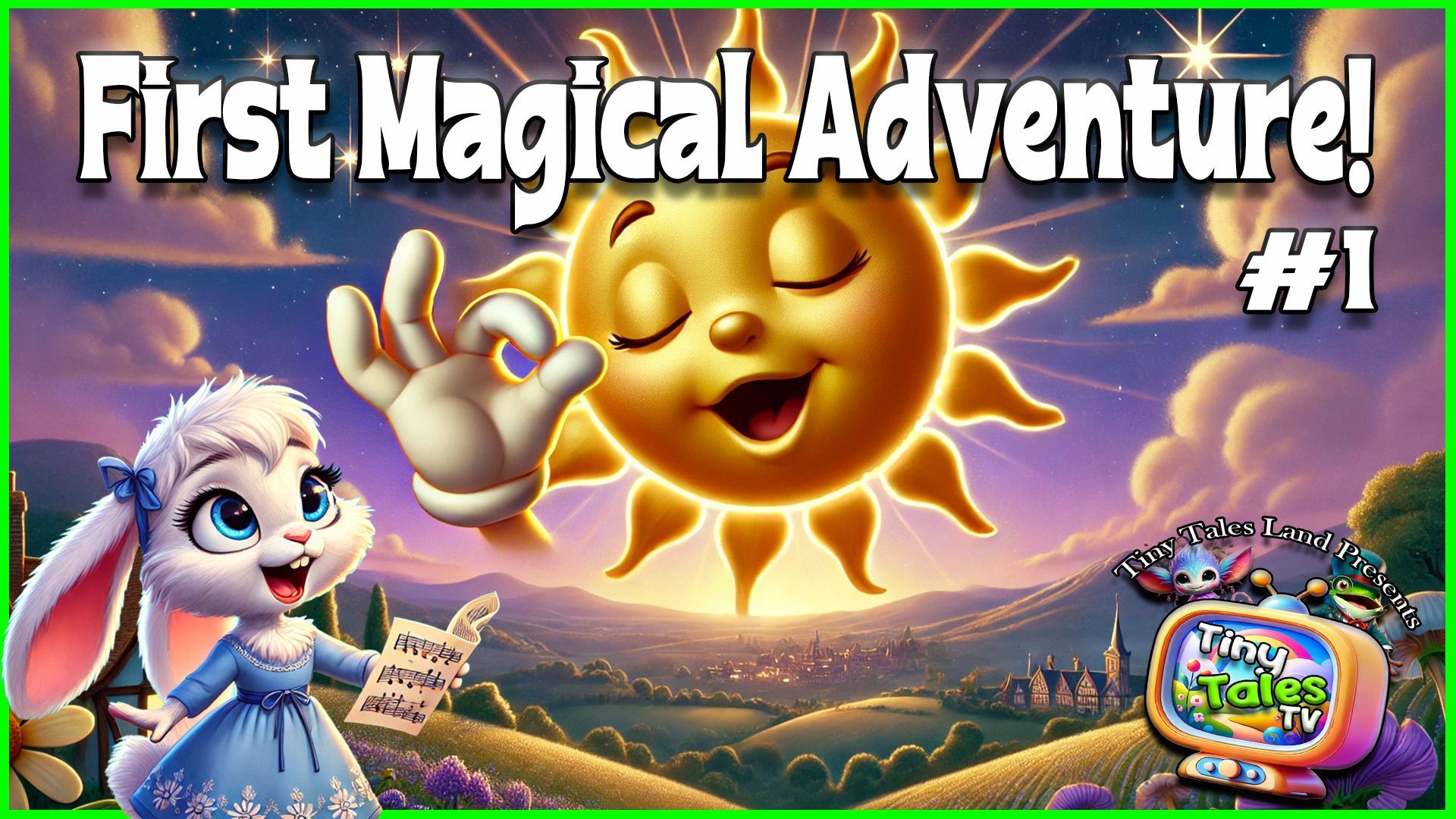 An advertisement for a video game called first magical adventure # 1