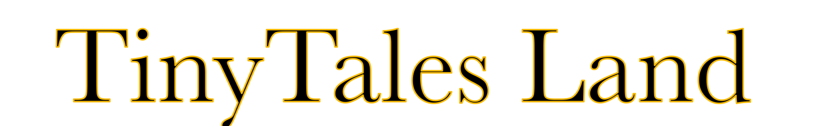 Tiny tales land logo on a white background