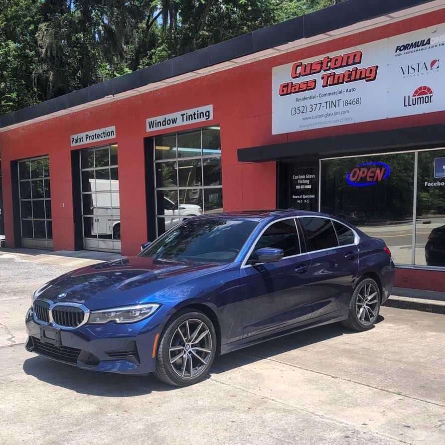 Professional window tint installation