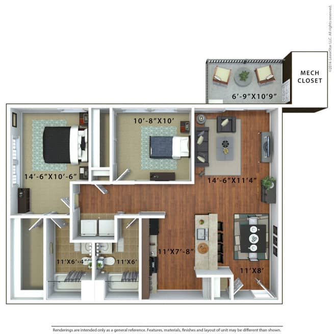 Summit-2-bedroom-Style-A-layout_TwinPonds