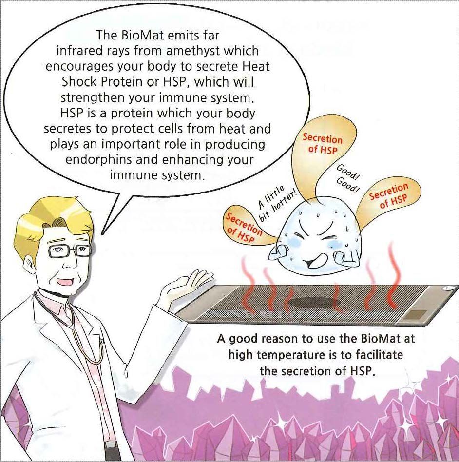 A cartoon of a doctor talking about the biomet