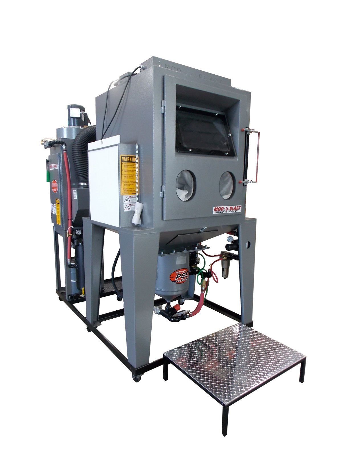 direct pressure pipe blasting steel shot cabinet