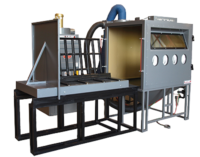 monument stone sandblasting cabinet