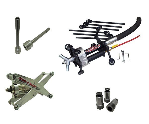 I.d. pipe blasting tools