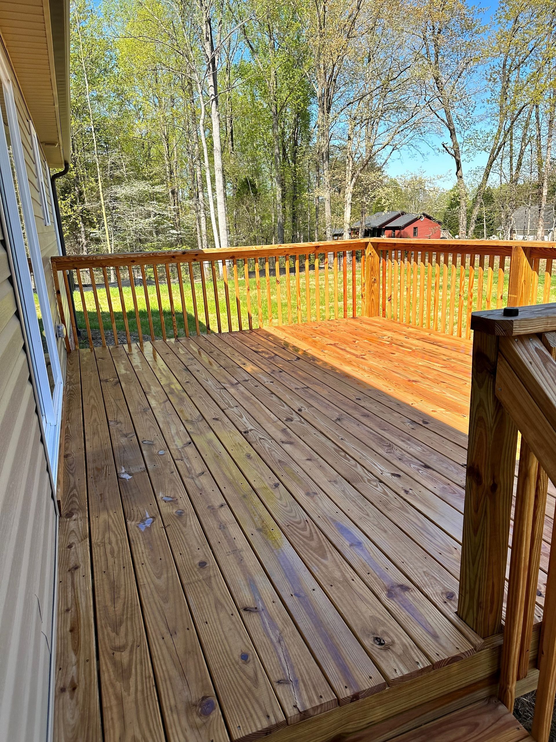 After Deck Staining - A & A Painting & Construction - Greensboro, NC
