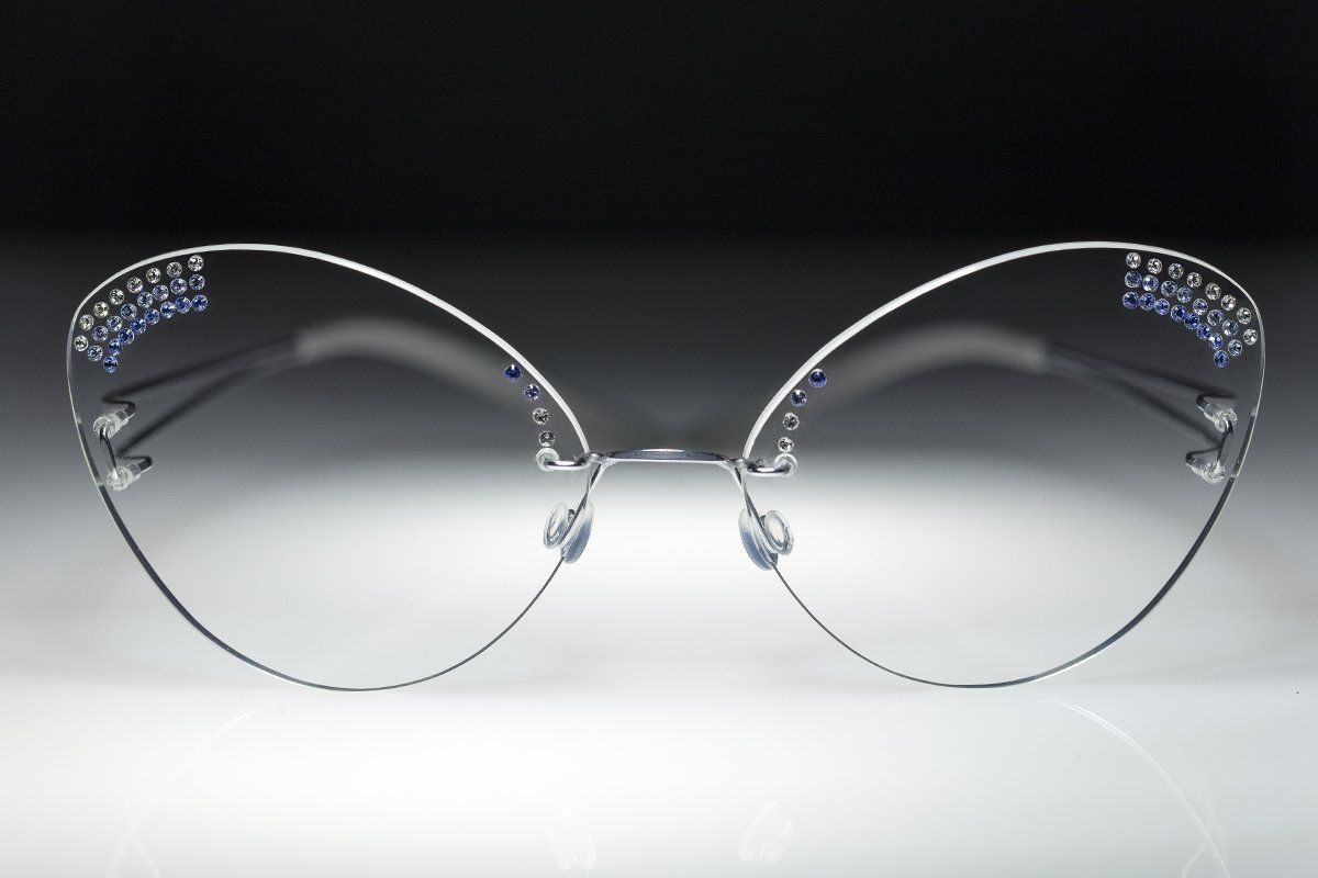 occhiali senza telaio leggeri