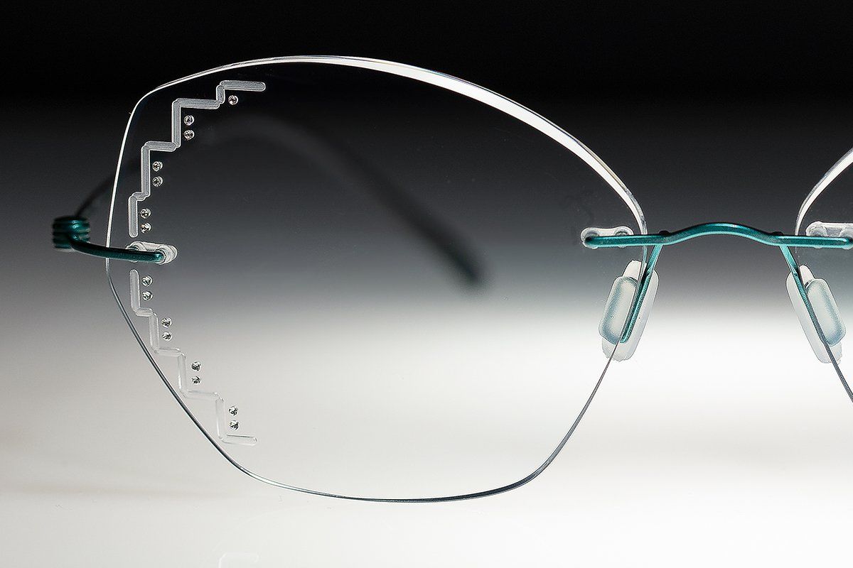 occhiali gioiello leggeri senza montatura