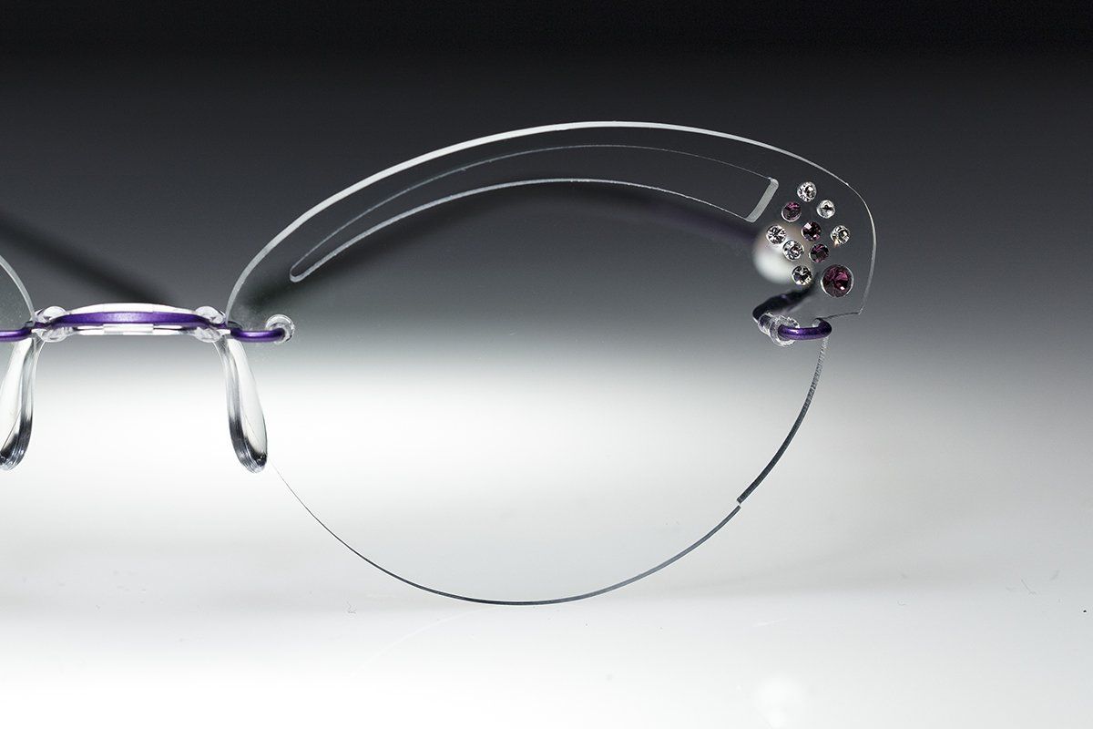 ultralight frameless glasses