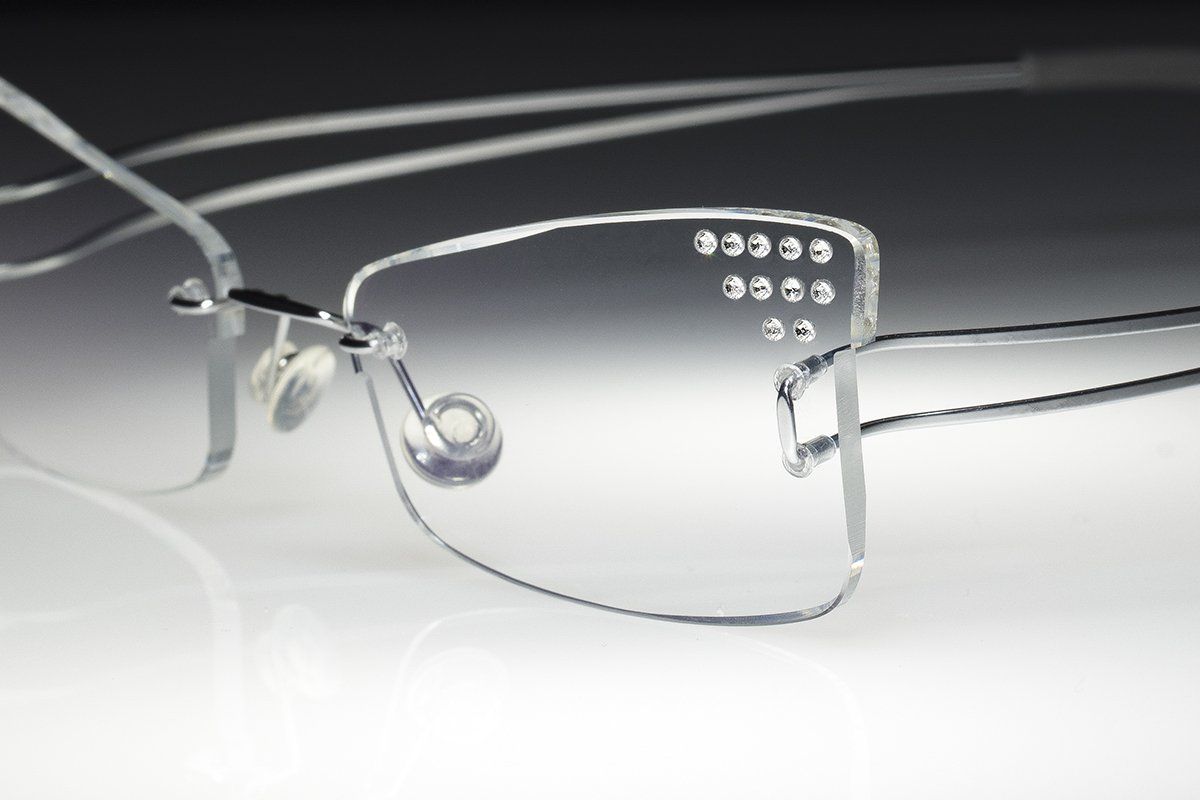 light frameless glasses