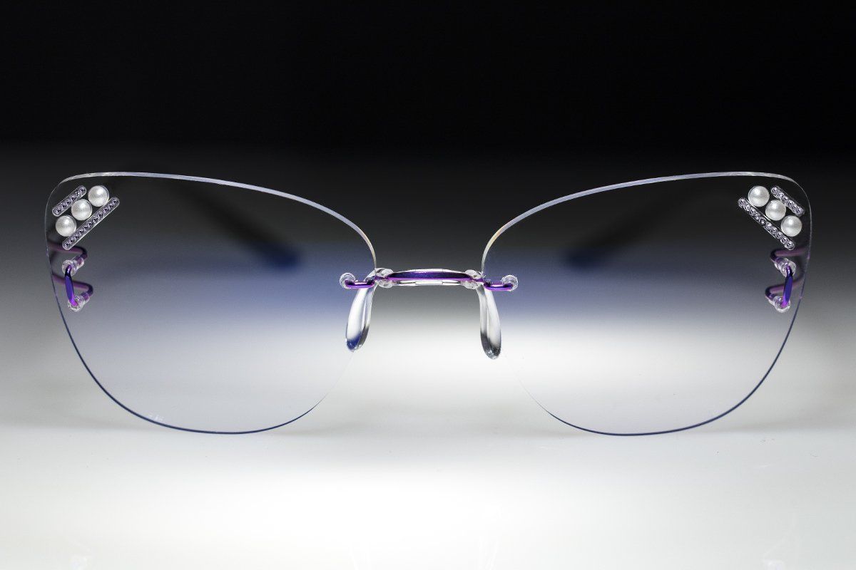 occhiali leggeri senza montatura