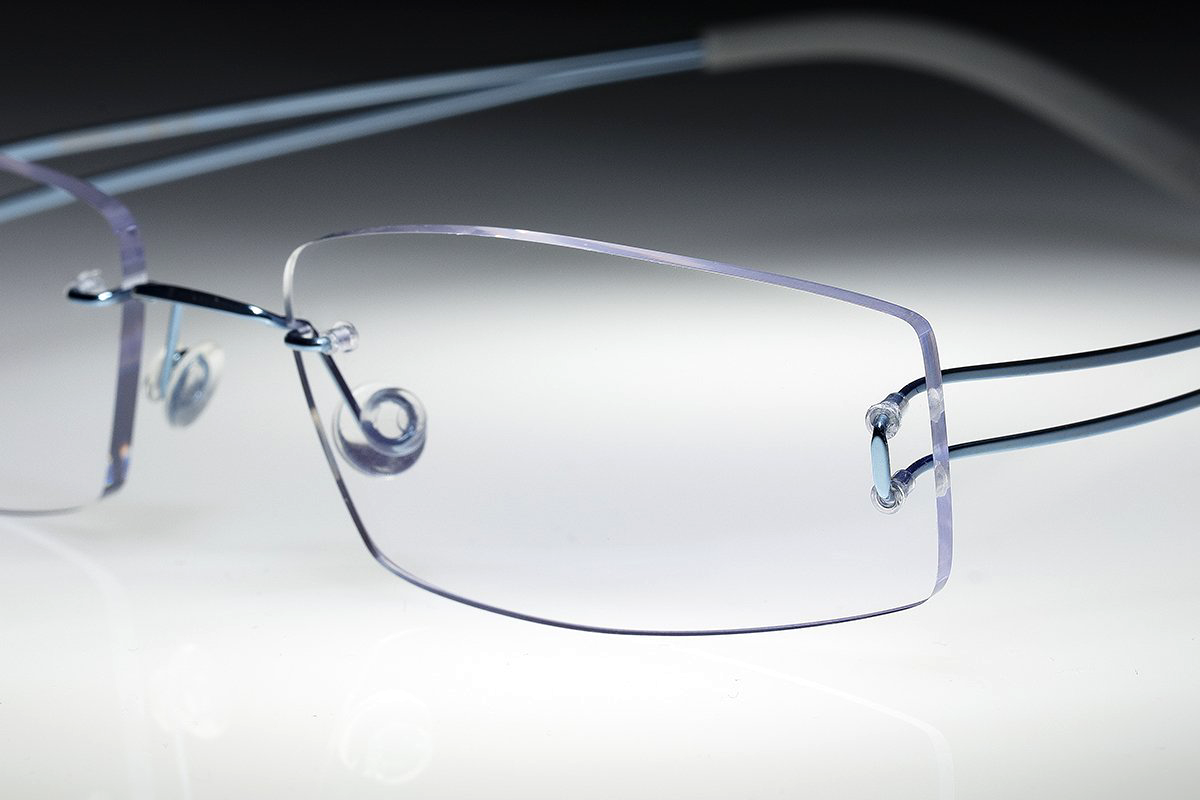 occhiali senza montatura