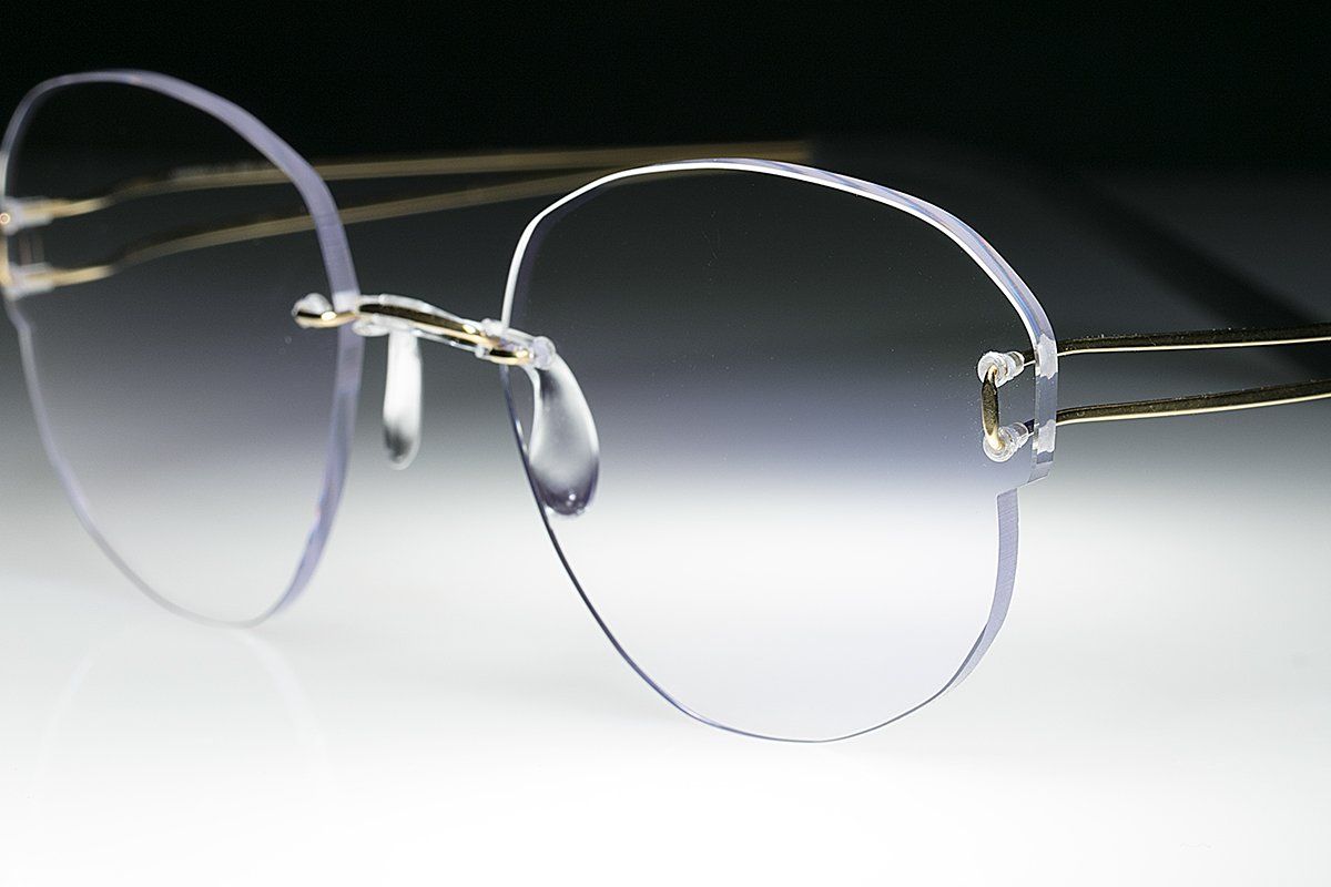 occhiali senza telaio