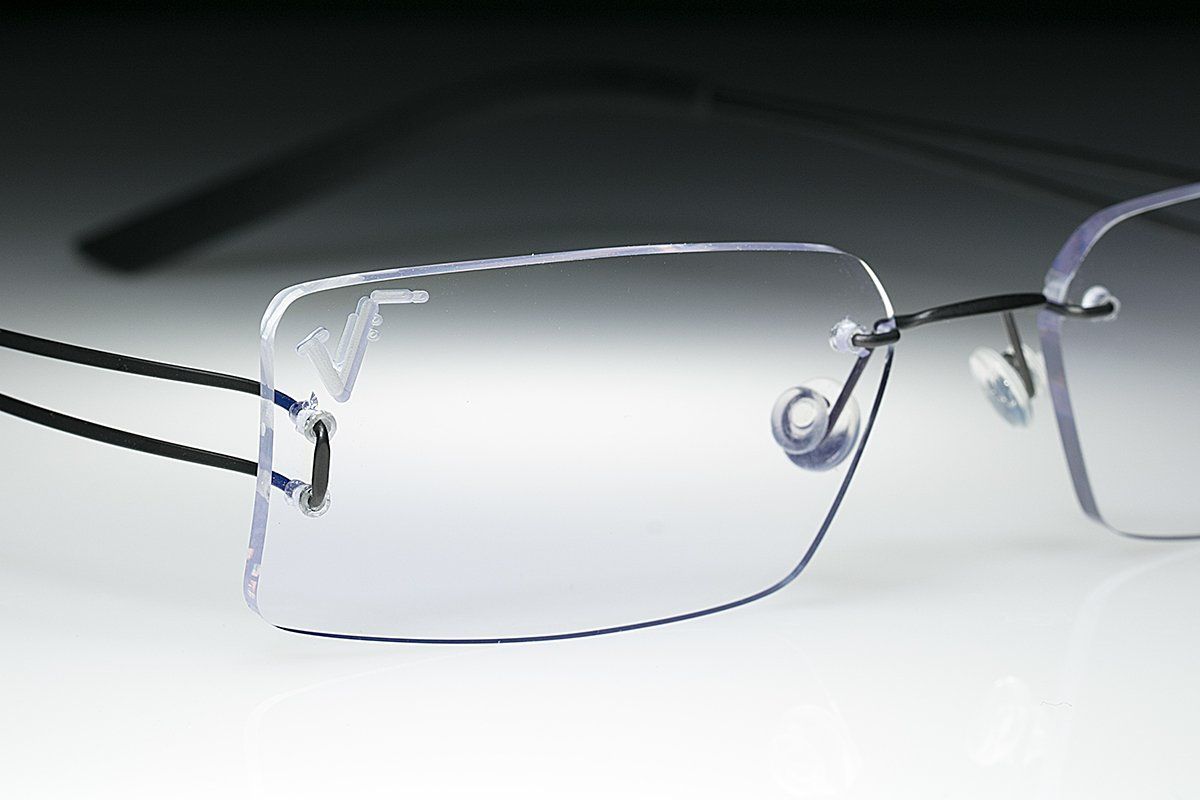 occhiali senza telaio