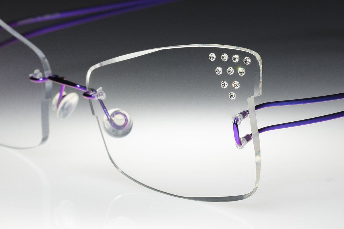 occhiali senza telaio leggeri