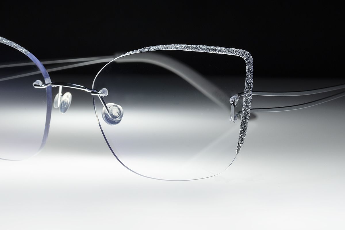 occhiali gioiello leggeri senza montatura