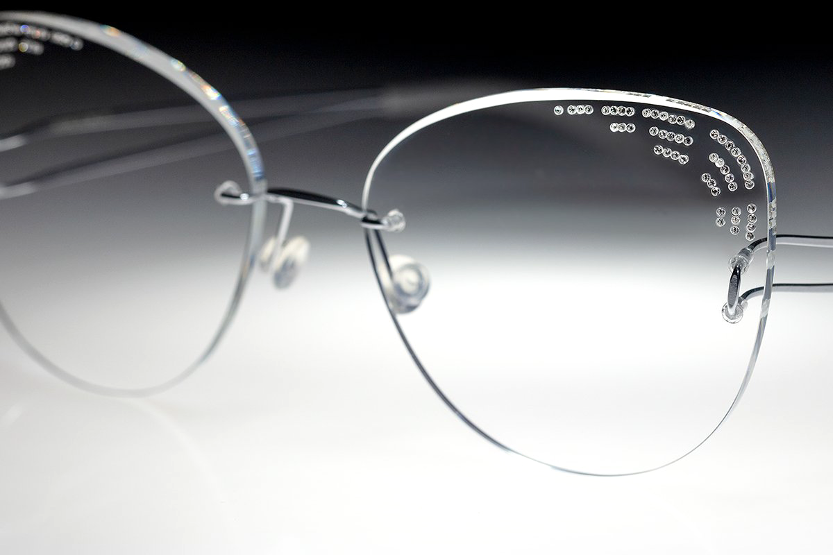 occhiali leggeri senza montatura