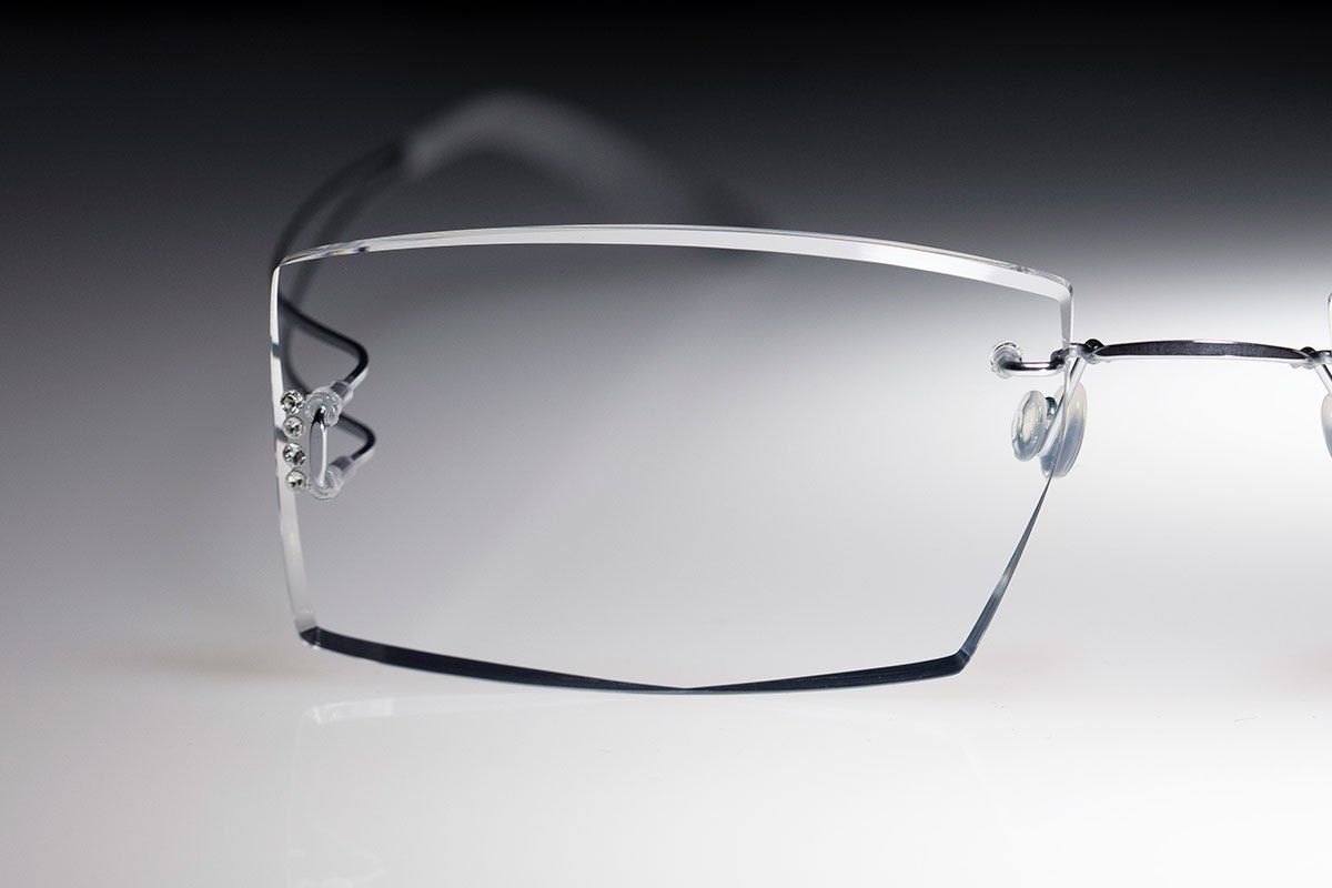 occhiali leggeri senza montatura