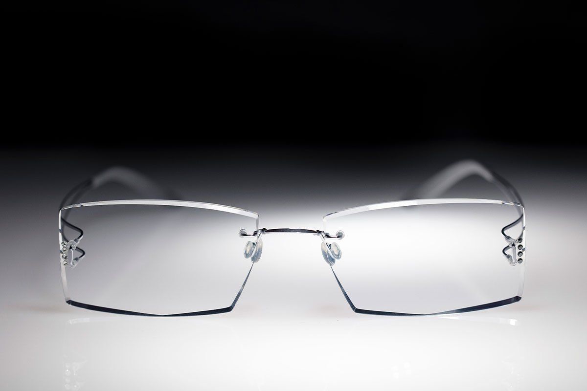 occhiali indistruttibili senza montatura