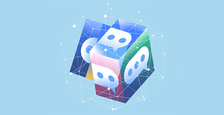 AI concept with human and machine