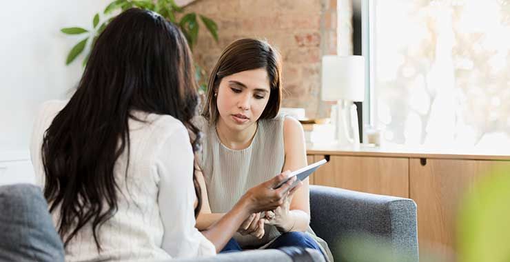 AI concept with human and machine