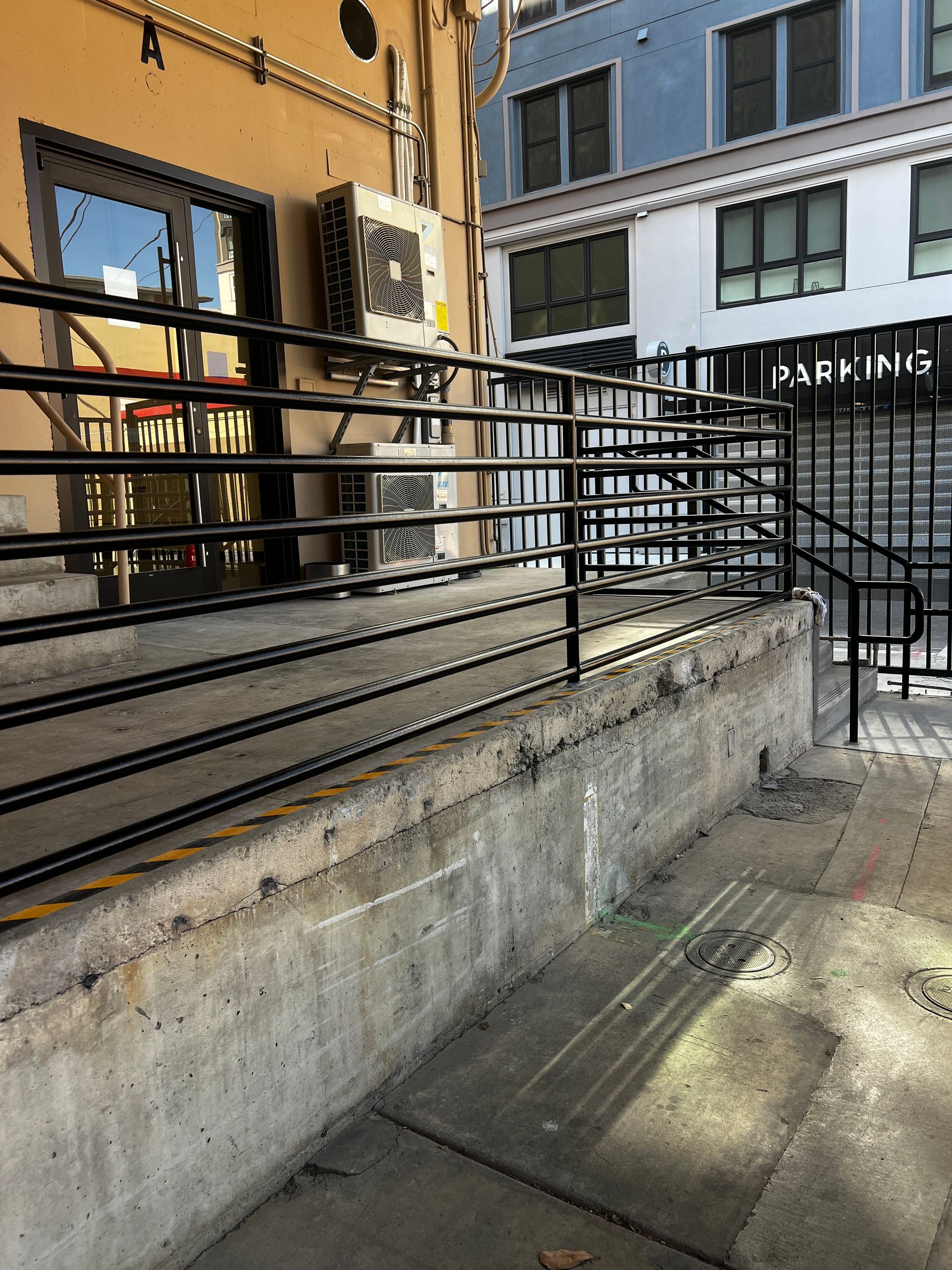 A building with a sign that says harmony on it