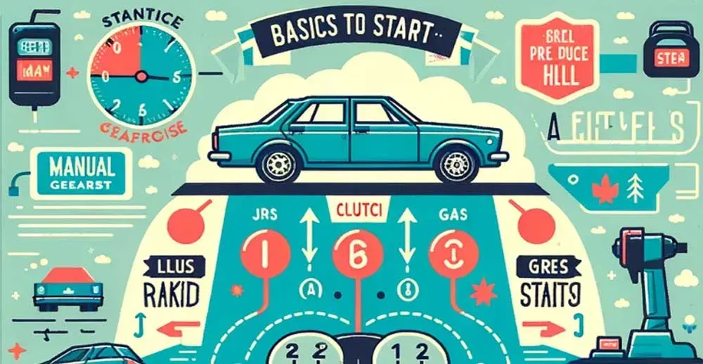 An illustration of the basics to start a car