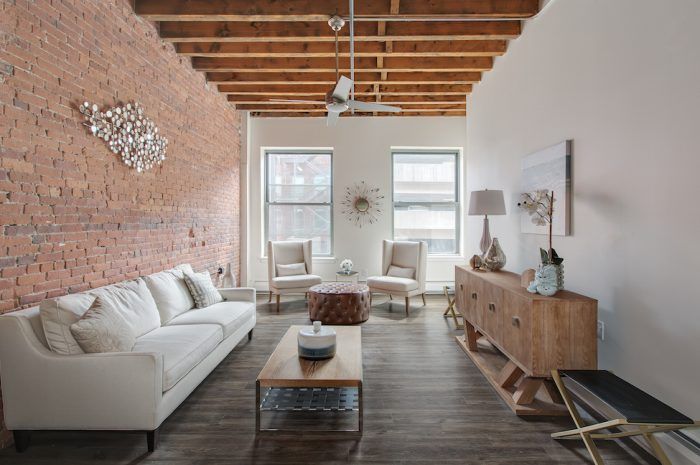 SilverBrick Townhomes Living Room
