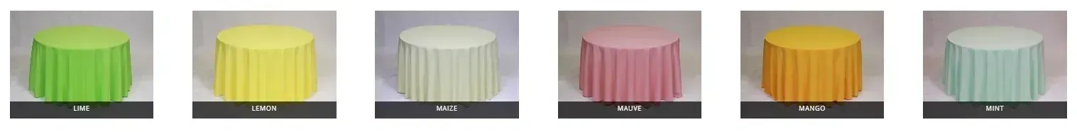 Six colorful cylindrical objects in a row; green, yellow, off-white, pink, orange, and blue-green.