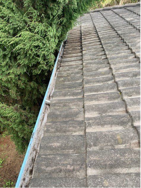 Gutter After Clean — Roof Pressure Cleaning in Lismore, NSW