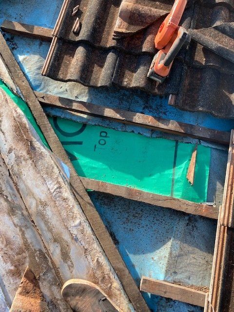 Roof Sarking Repairs covered hole — Leonard Gray Roof Tiling In Goonellabah, NSW