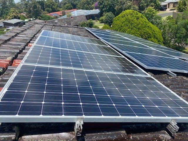 Solar Panels After Clean — Roof Pressure Cleaning in Lismore, NSW