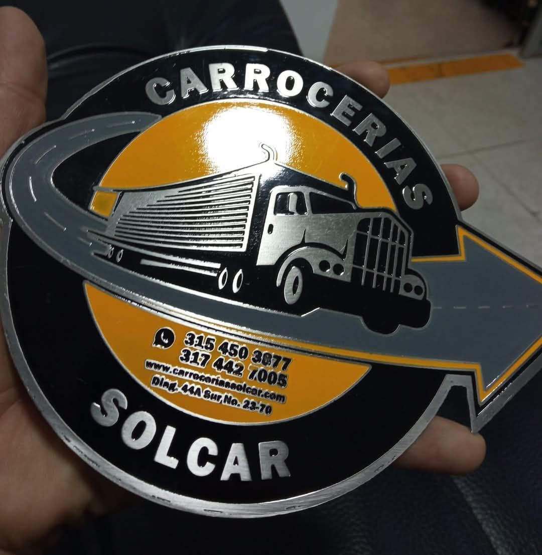 Placas de carrocerías de carros